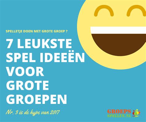 korte groepsspellen|Spellen voor volwassenen